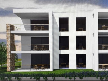 Umag, we sell new 2-3 bedrooms apartments of 85sqm, with 2-3 bedrooms, with garden, sea view .. (00132)