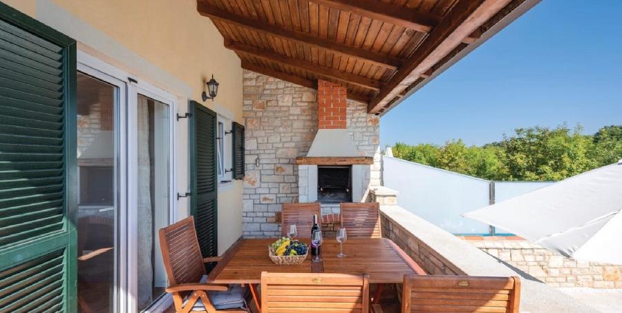 Istrien, Umag, Lovrečica. Doppelhaushälfte von 170 m2 Meerblick, mit 3 Schlafzimmern und Außenpool - UMAG, Lovrečica - Sika 11