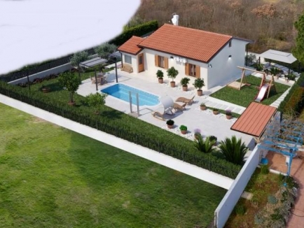 ISTRA, Buje Kaštel, for sale family house with two apartments, area 193 sqm, land 842 sqm 3