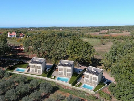 ISTRIA, zona Brtonigla/Verteneglio, vendiamo una villa moderna con tre camere da letto e piscina. ... 9