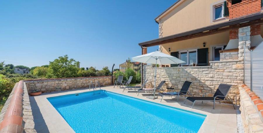 Istrien, Umag, Lovrečica. Doppelhaushälfte von 170 m2, mit 3 Schlafzimmern und Außenpool - UMAG, Lovrečica - Sika 4